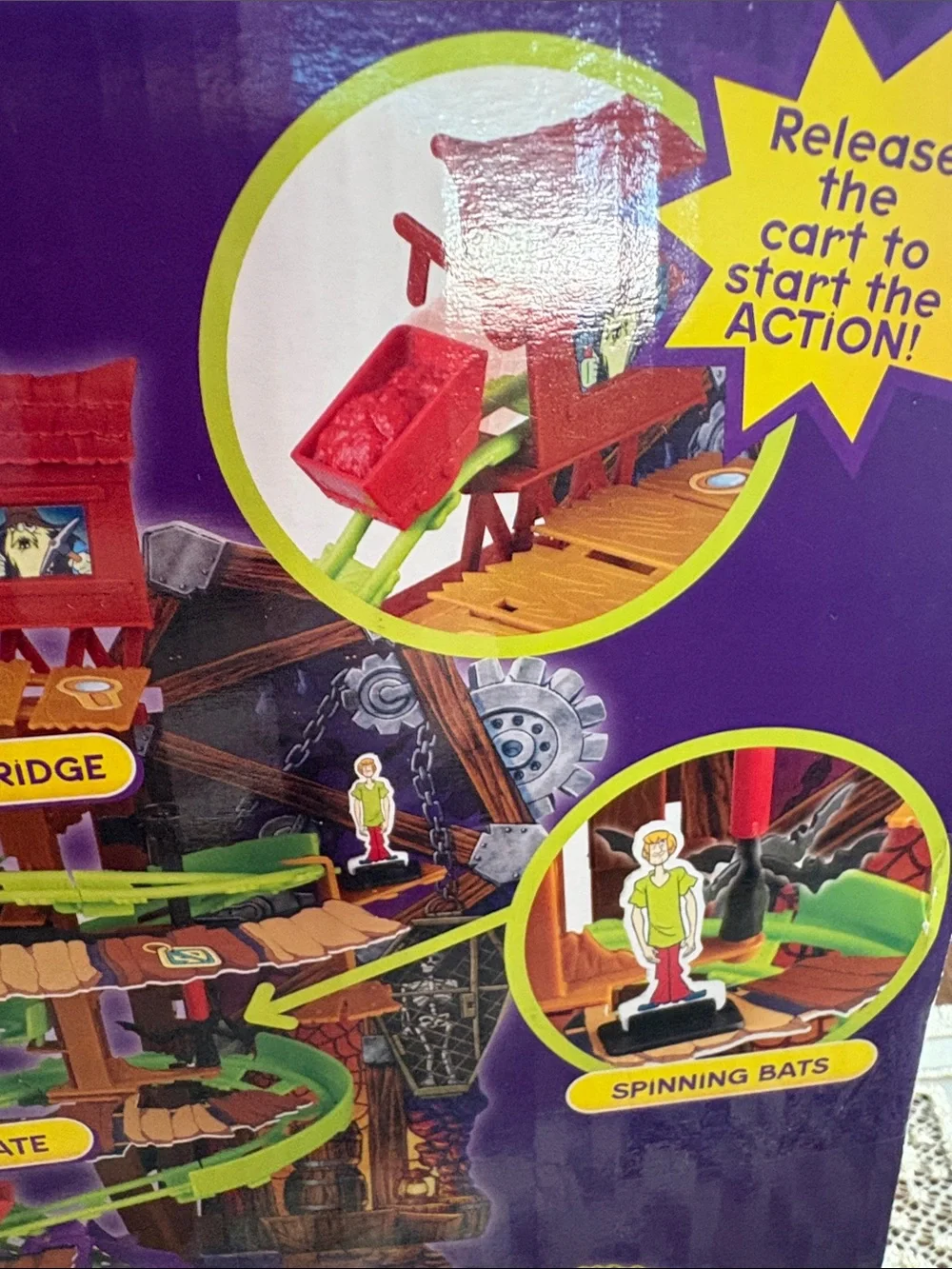 Scooby Doo Mystery Mine VTG 3D Game Missing Cart